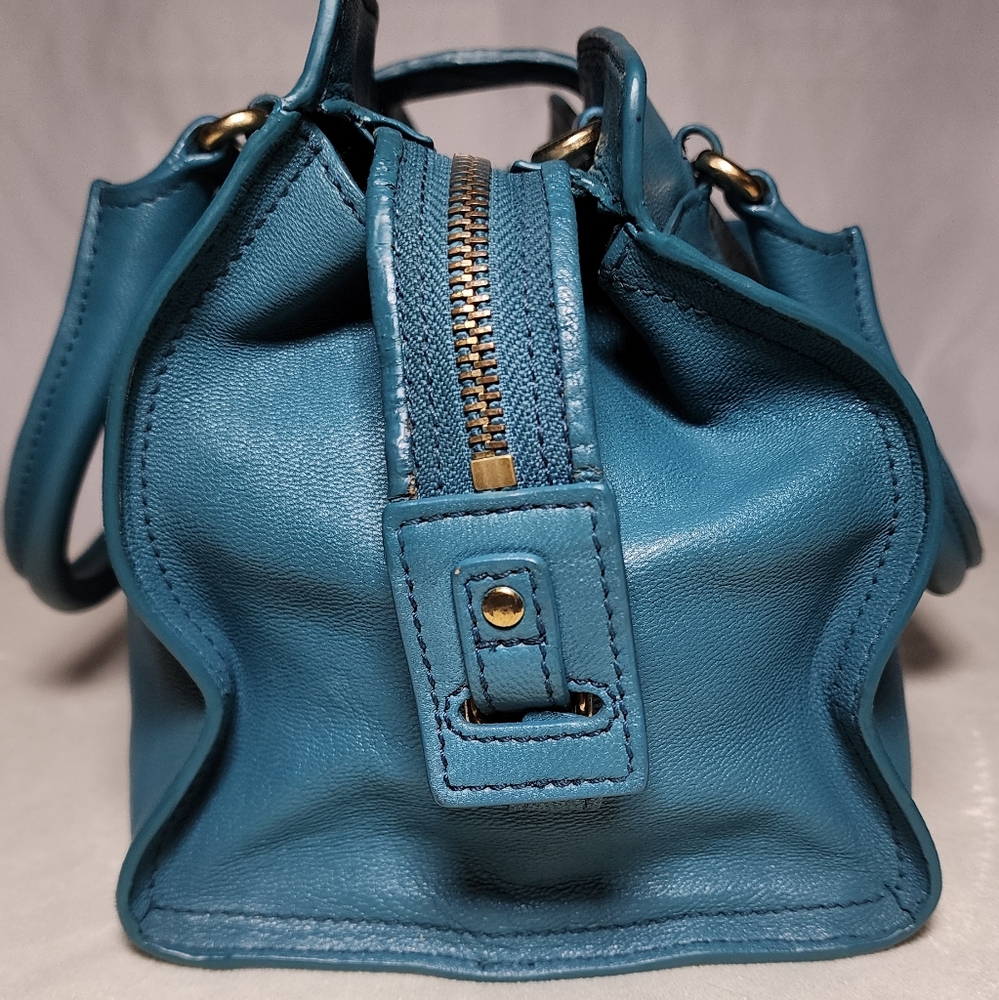 Yves Saint Laurent small cabas 2 way (orig strap not incl). Minor corner wear. - Picture 7 of 16